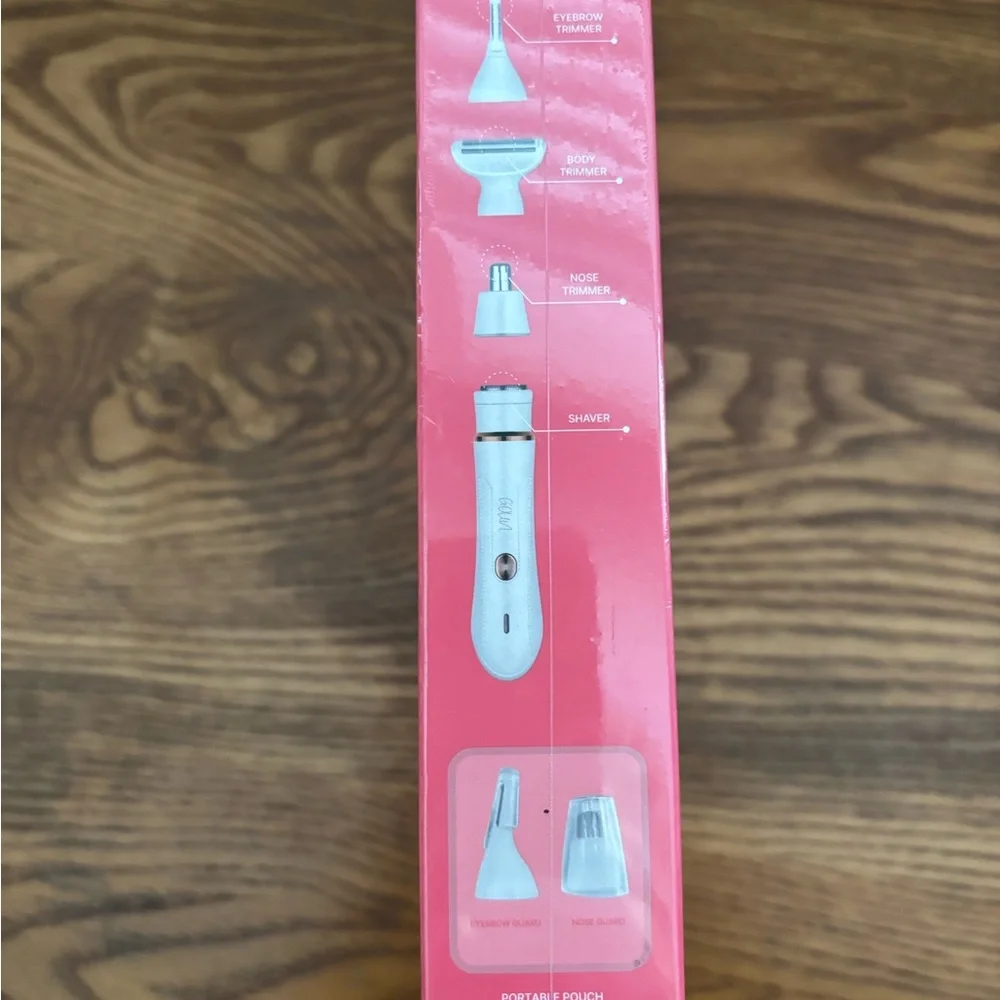 4-in-1 Precision Hair Remover Set - Face, Eyebrows, Nose & Body w/ Pouch and USB - Picture 2 of 5